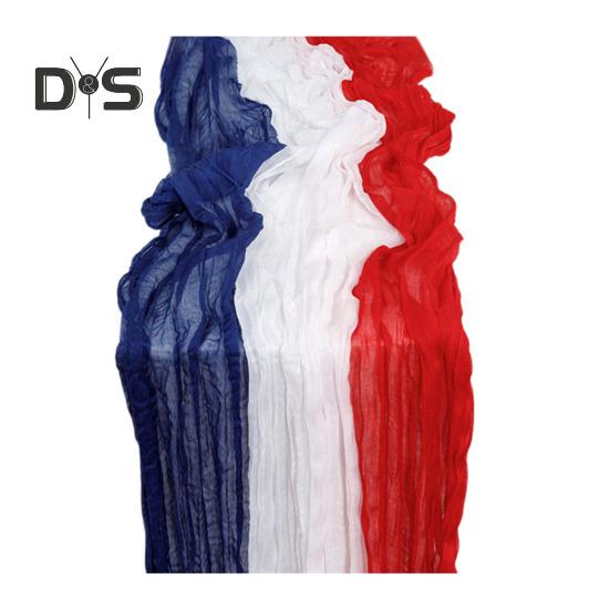 

Марлевая дорожка для стола в американском стиле, смятая дорожка для стола, пригодная для машинной стирки, для украшения свадебного праздничного обеденного стола S 1pc