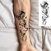 1 Sheet Geometric Planet Mountains Temporary Tattoos For Women Men Forearm Foot, Waterproof Long Lasting Realistic Tatoo Sticker
