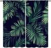 Tropical Palm Leaf Curtains Banana Leaves Theme Green Pink Curtain Living Room Kitchen Bedroom Dorm Home With Rod Pocket Polyester Ideal For Sitting