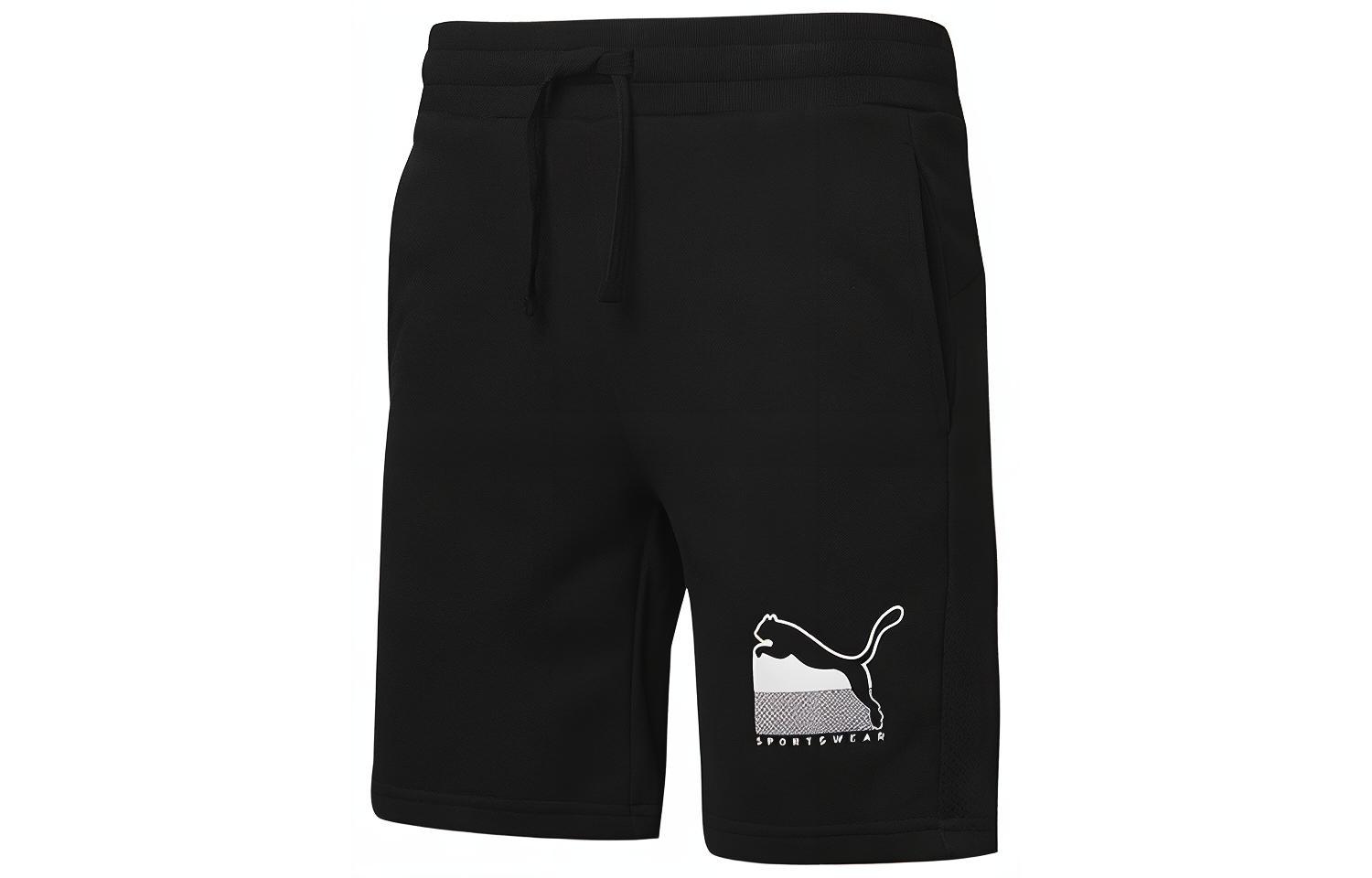 PUMA Casual Shorts Men s Black Moderate 583830-01 S