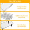 2/3 Tier Air Fryer Rack Stainless Steel Stackable Grill Grid Dehydration Rack Grill Tray Steamer Rack Kitchen Cooking Tools