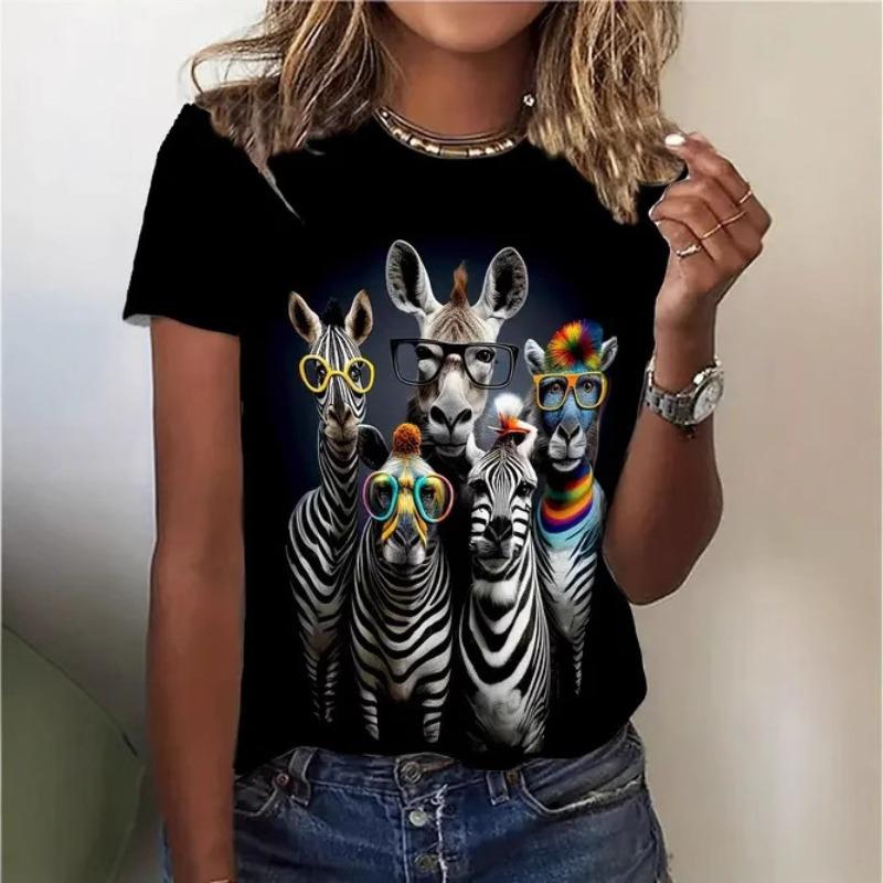 Casual Versatile Fashion Trend High-quality Breathable Loose Short Sleeved Round Neck T-shirt