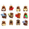Capybara Plush Keychain Bag Decoration Bags Pendant Lucky Charm Keyring Purse Accesories Designed For Adults