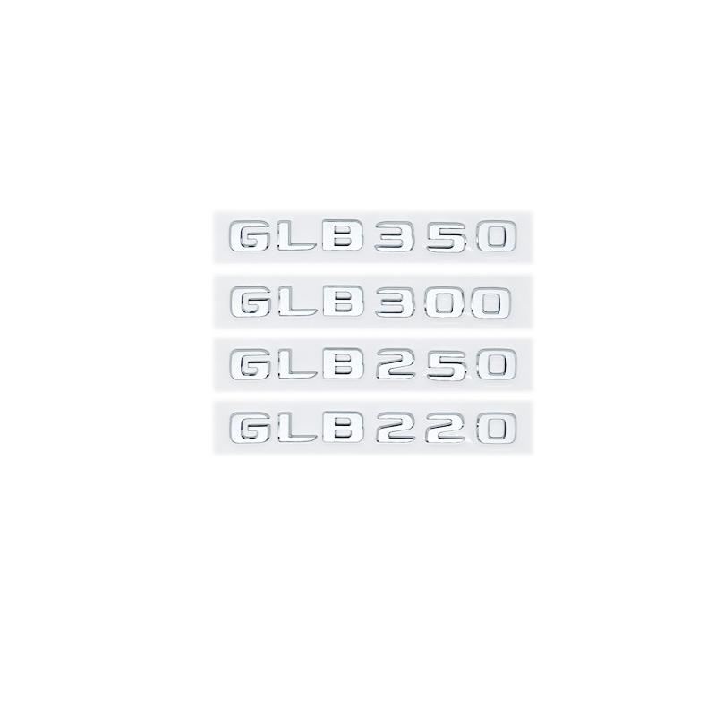 WSF1 Car Trunk Letters Logo Emblem Badge Decals Sticker For Mercedes Benz GLB Class GLB35 GLB180 GLB200 GLB250 GLB300 X247 4Matic