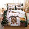 Christmas Bedding Set Duvet Cover Polyester Comforter Cover Pillow Case 3D Queen King Double Full Twin Single 3PCS 2PCS Bedroom