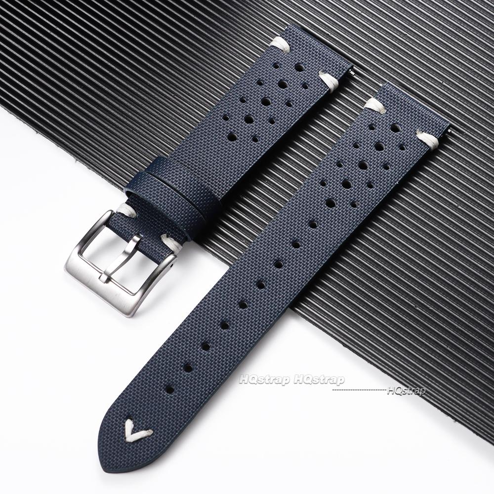 Premium Nylon Sailcloth Watch Strap 18mm 20mm 22mm Band Quick Release Breathable Watchband for Women Men Sport Replacement Belt