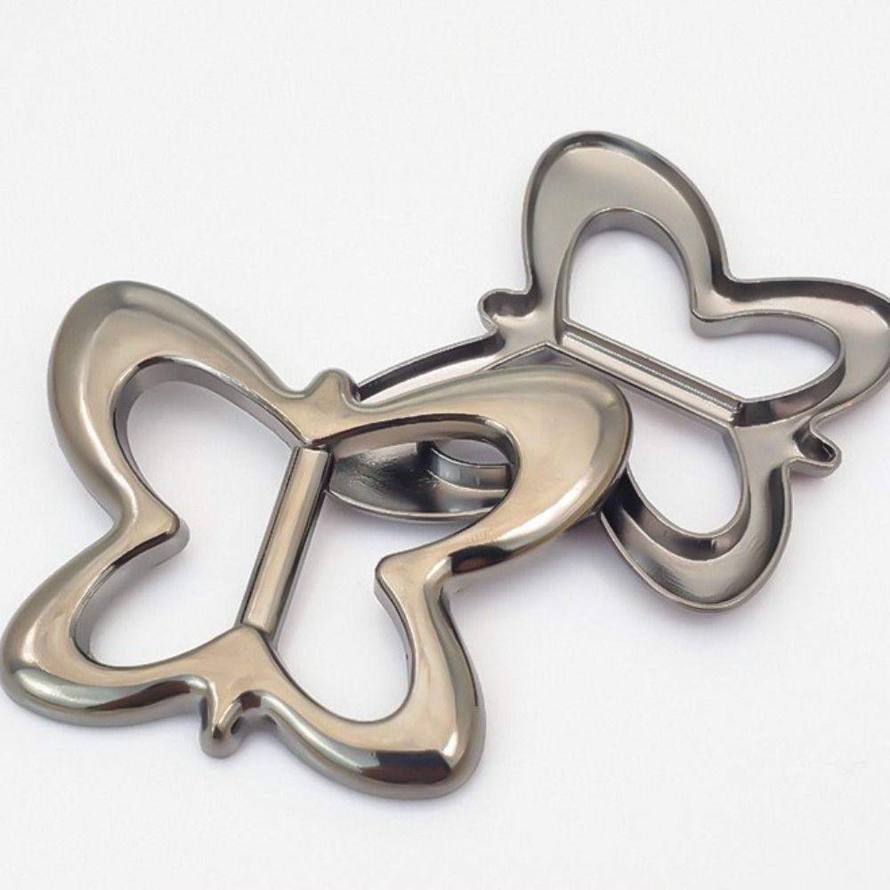 Butterfly Waist Adjustment Fixed Snap Round Heart Clothing Corner Knotted Buckles Elegant   Girls