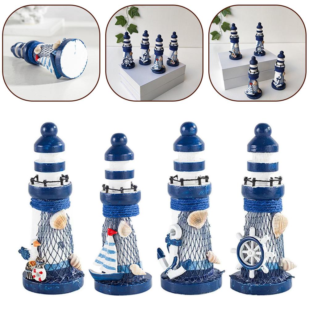 Rustic Practical Living Rooms Nurseries Beach-themed Partiy Wedding Bathrooms Lighthouse Ornament Desktop Handmade