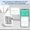 MOES WiFi Temperature & Humidity Sensor LCD Screen Infrared Sensing Backlight Smart Tuya APP Remote Control Alexa Google Voice