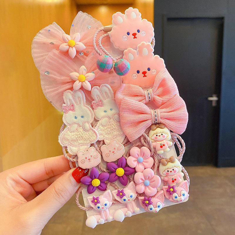 

4/10/20 шт./компл., милые цветные резинки для волос с цветком для маленьких девочек, держатель для хвоста, детские мягкие резинки для волос, резиновые детские аксессуары для волос