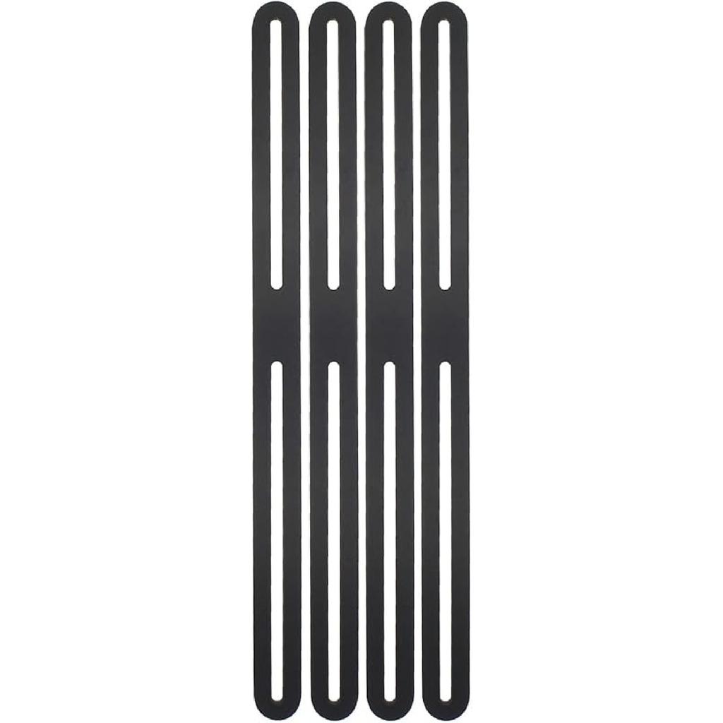 4 PCS Adjustable L-Shape Corner Brace, ULIFESTAR Heavy Duty Thicken Stainless Steel Joint Right Angle Brackets L Slotted Support Shelf Bracket for PC