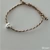 Murmur [925silver]Color Rope Heart Bracelet