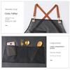 Waterproof Kitchen Apron Transparent Black Cleaning Aprons New Work Apron