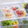 50 or 100 Pack Clear Plastic Containers with - Disposable Takeout Boxes for Strawberry