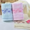 Soft Heart Love Letter Towel Thick Water Absorption Bath Face Hand Washcloth