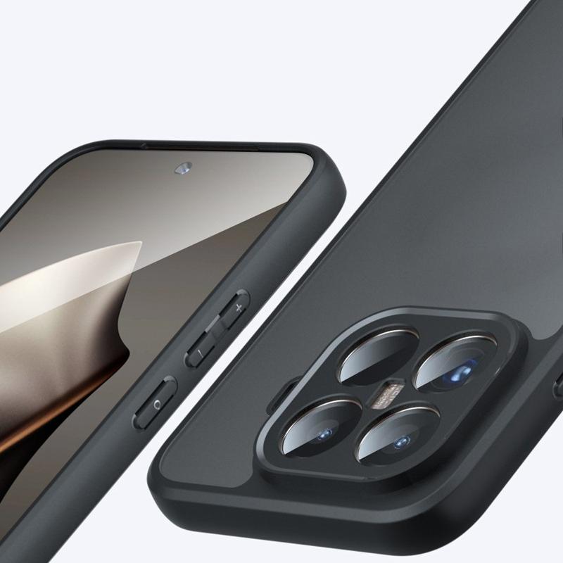 For Xiaomi 15T Pro Case Shockproof Frosted Skin Feel Matte PC+TPU Anti-fingerprint Transparent Cover For Xiaomi Mi 15T