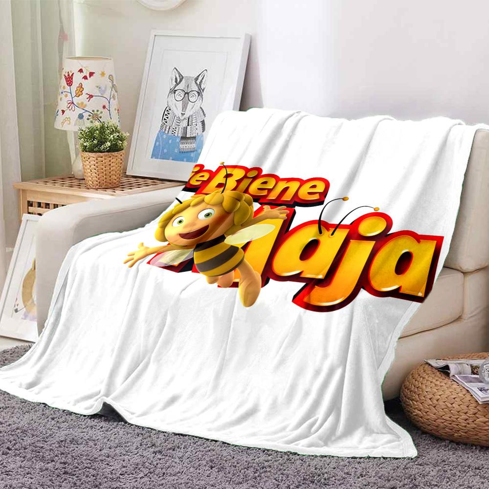 Maya Bee Blanket, High quality Comfortable for All Seasons, Home Decor, Warmth and Comfort