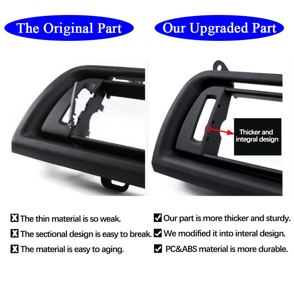 RHD Rechtslenker, verchromtes Klimaanlagen-Entlüftungsauslassgitter, Ersatz für BMW 5er F10 F11 F18 520 523 525 528