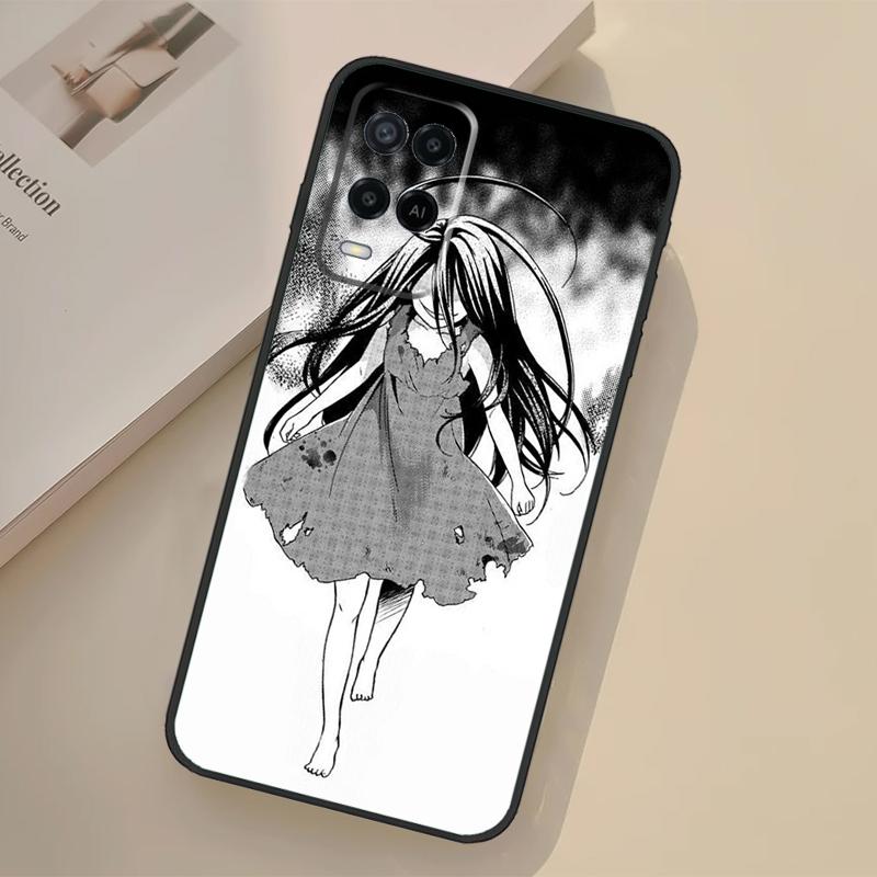 Horror Manga Style Case For Oppo A94 A74 A54 A80 A60 A40 A18 A38 A58 A78 A98 A96 A76 A16 A15 A17 A57 A77 A5 Pro