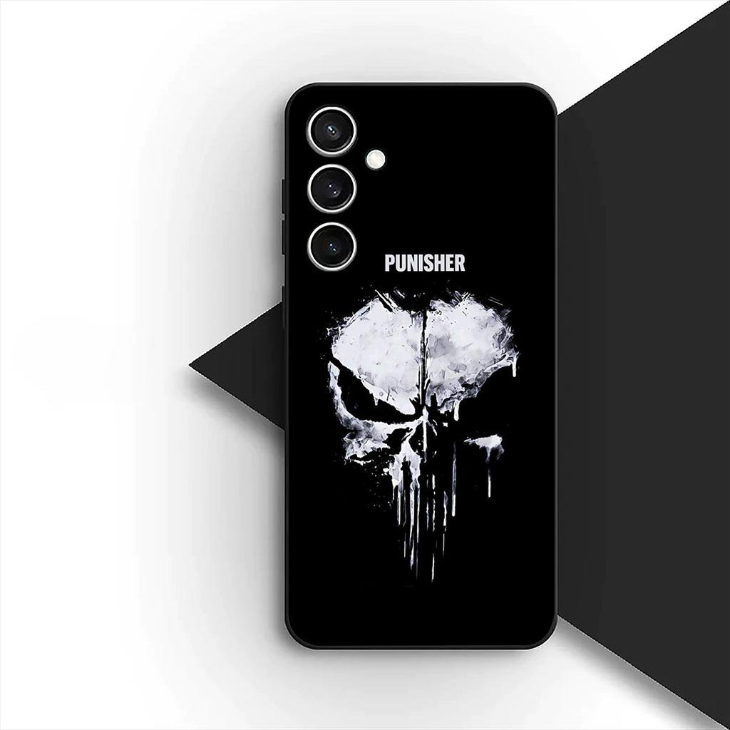 Protective Cover for Xiaomi Redmi Note 12 11 10 A3 Pro 10A 10C 12C Note12 5G 4G Casing Phone Case The Punisher Marvel Skull