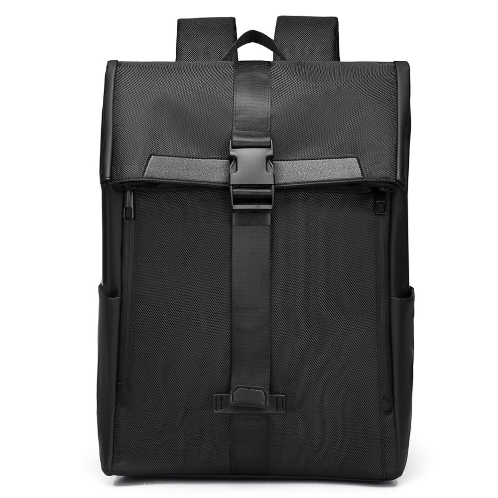 Leather Universal Backpack for Men and Women, Stylish Men's Business Backpack Large Capacity Travel Computer Bag