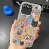 Phone Case For Iphone 15 Plus 17 Air 16 14 13 12 11 Pro Max Protective Shell Cartoon Different Cat Patterns Lightweight Cover