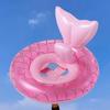 1Pcs Mermaid Swim Ring Inflatable Pool Float Swim Tube Swimming Seat Ring Summer Water Play Bathtub Pool Float