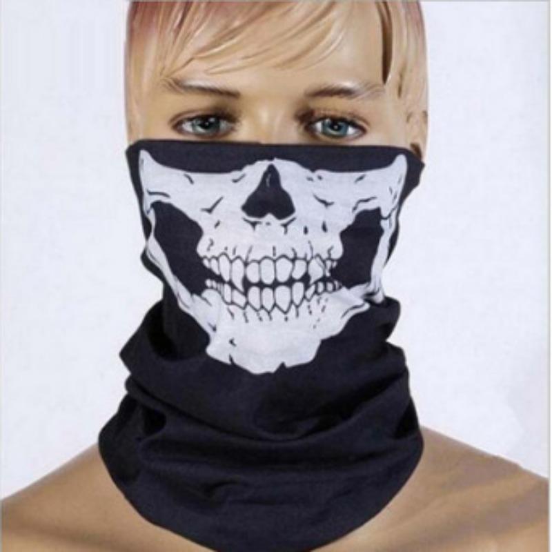 

Солнцезащитный крем с выхлопом песка, забавное лицо, бесшовная и многофункциональная волшебная велосипедная маска для платка для защиты от тепла, реквизит для Хэллоуина, голова черепа