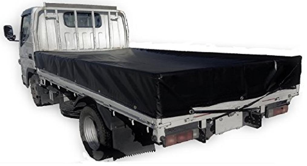 Black Truck Size x with Two 4m Elastic Polyester for Cargo Cover Sheet, 4, 2.66m 4.6m, Cords, Canvas,