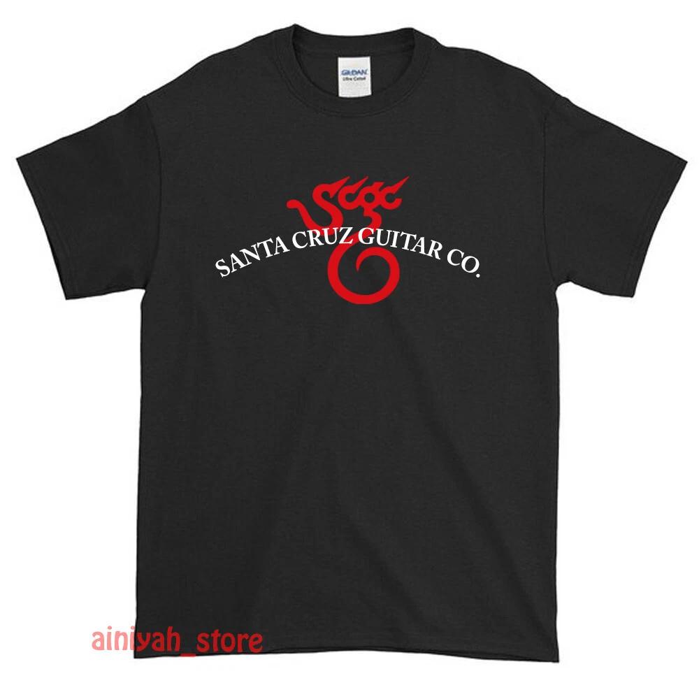 

New Shirt Santa Cruz Guitars Logo Men s T shirt American USA Size S -XXL 2XL