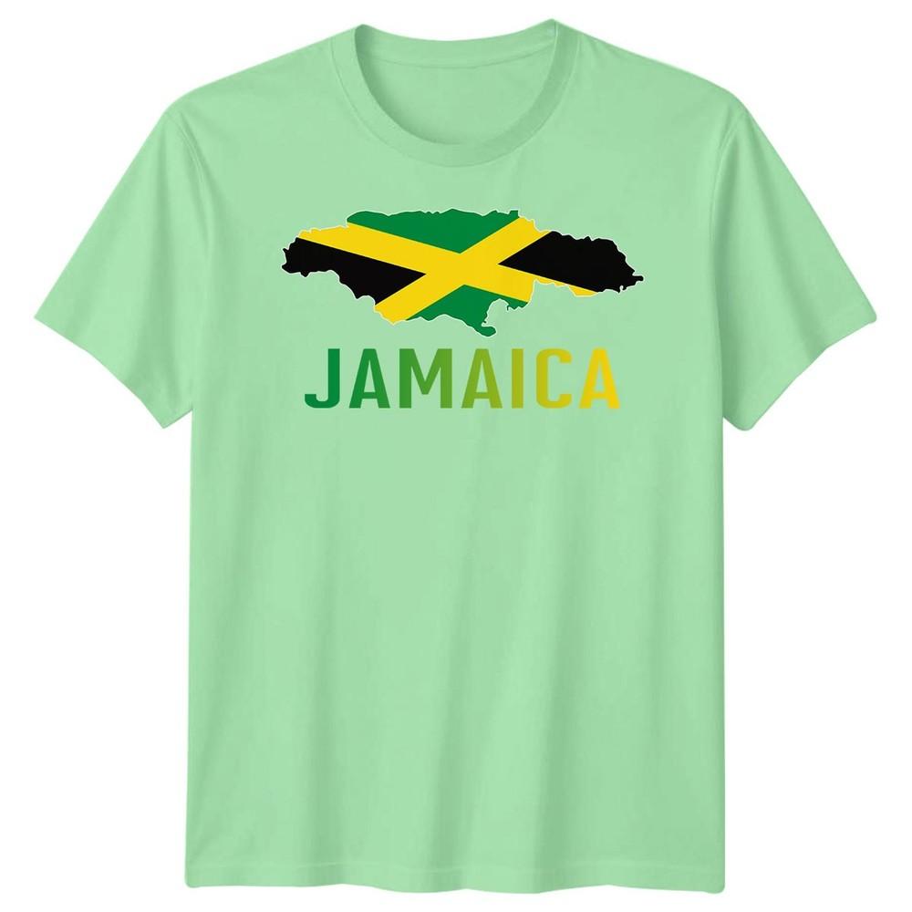 Jamaica Flag Map Countries Unisexs TShirt Unisexs Tee Travel Souvenir Graphic