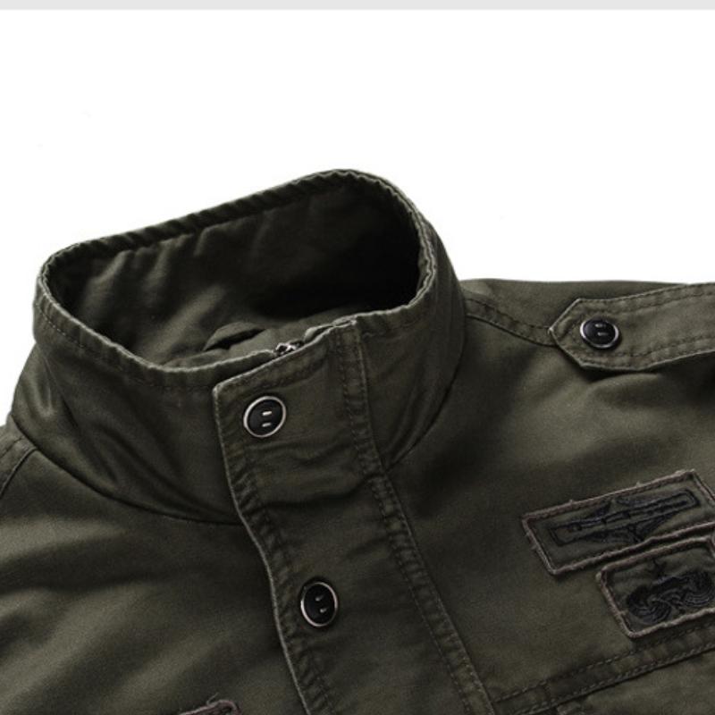Chaquetas Cargo Casuales de Primavera y Otoño para Hombre Abrigo Chaqueta Hombre Talla Grande S-6XL Chaqueta Holgada para Exteriores