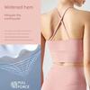With Chest Pad Spring and Summer Quick-Drying Front Collar Fold Movement Intimates Bubble Wrap Women's Workout Top Sling Yoga Bra Vest