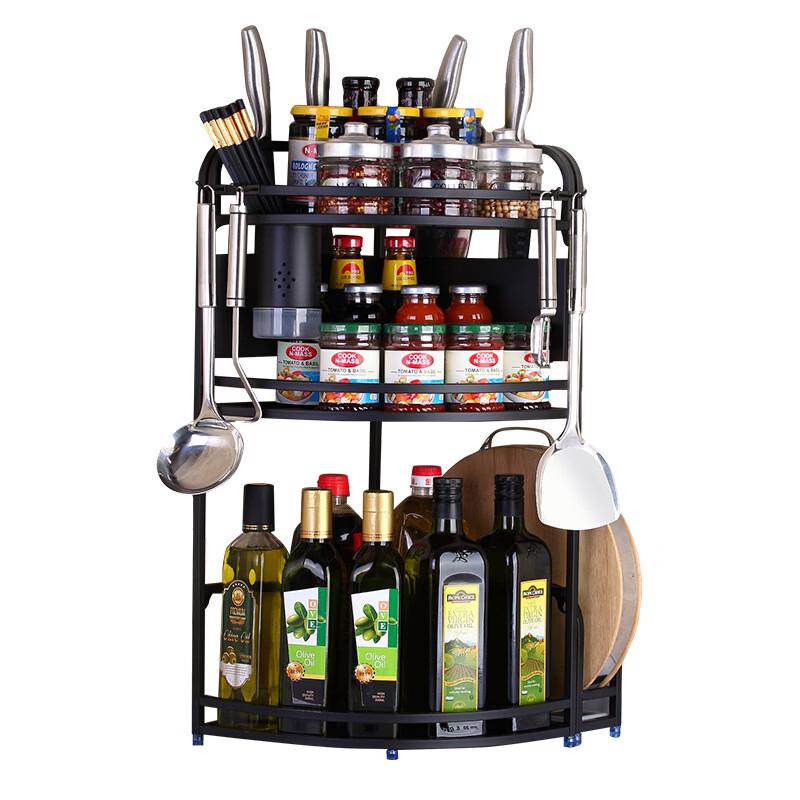 Countertop 3-Tier Stainless Steel Kitchen Storage Rack