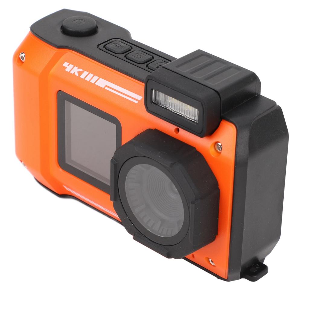 4K 65MP Underwater Camera Autofocus 2.88in 1.44in Dual Screen 2500mAh 33FT Water Proof Camera Underwater Digital Camera for Snorkeling