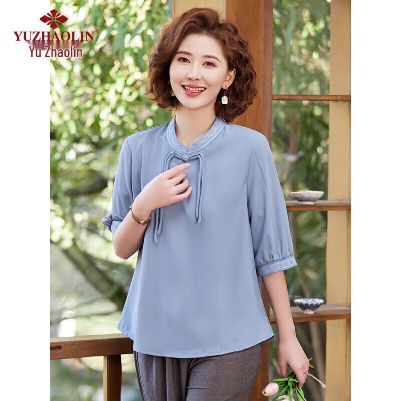 

Yuzhaolin Mid-Aged Women s Chiffon Blouse Y51S043 XL