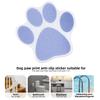 Bathroom Bathtub Waterproof and Non-marking Strong Self-adhesive Children's Anti-skid Sticker Dog Paw Print Cartoon Three-color Anti-skid Sticker