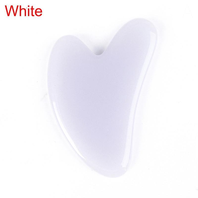 1 szt. Żywiczny wosk miodowy w kształcie serca deska do skrobania golenie akupunktura i moxiterapia masaż twarzy
