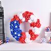 3D For USA Independence Day Wreath Patriotic Wreath Independence Day Decoration