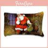 Luxuosa Roupa de Cama Infantil de Natal Capa de Edredom Fronhas Capa de Colcha Conjunto de Cama Papai Noel