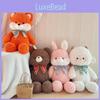 Cartoon Cute Rabbit Fox Sheep Plush Dolls With Pp Cotton For Kids Decor Room