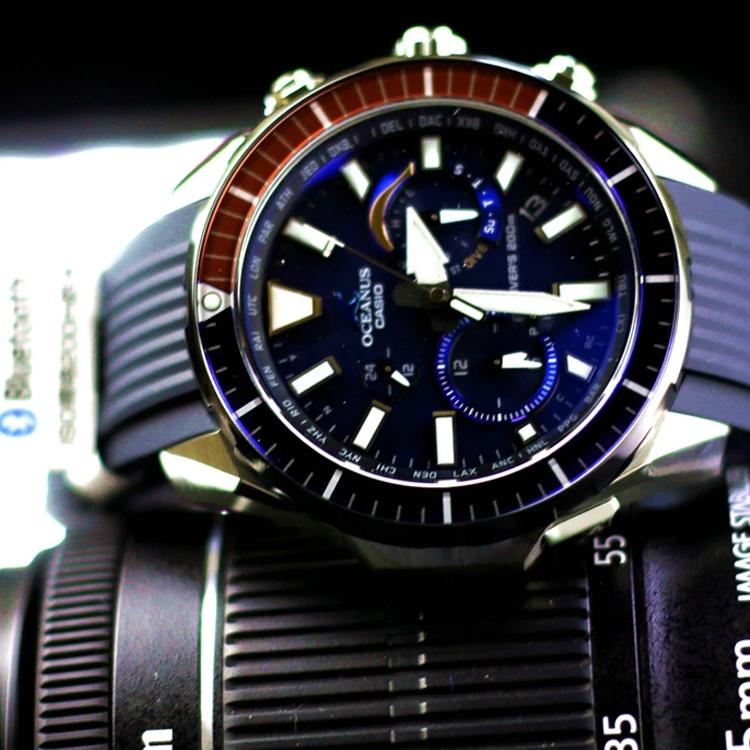 CASIO Men OCEANUS Blue Watch OCW-P2000C-2A OCW-P2000C-2A