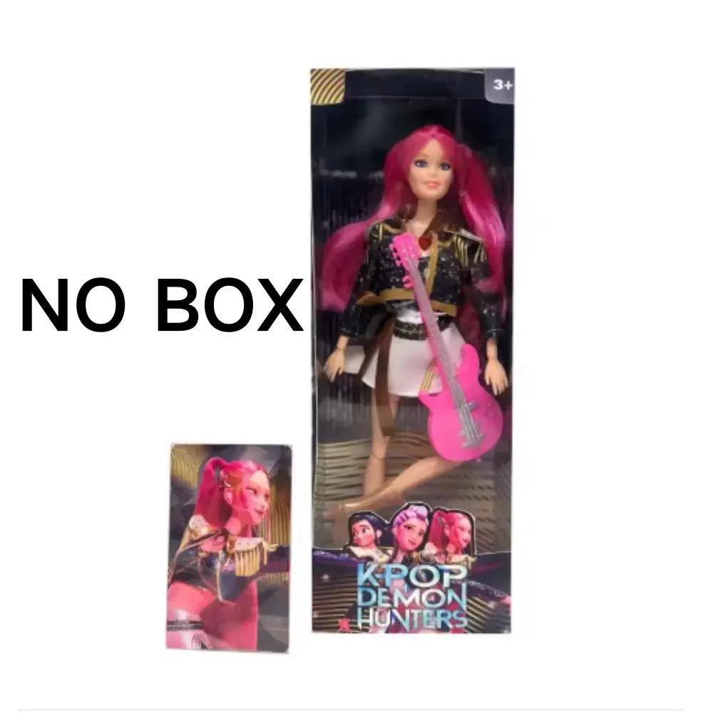 Anime nuevo KPop_ Demon Hunters muñeca vinilo juguete Rumi Mira zoi personaje vinilo máscara estatuilla regalo de cumplea_%