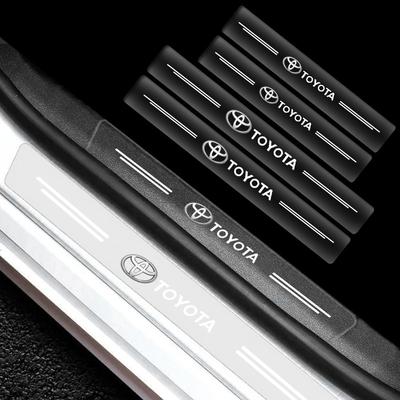 Car Threshold Sticker Scratch Resistant Transparent Film Protector for TRD Prado Aqua Hilux Rav4 Camry Prius TRD Venza GR