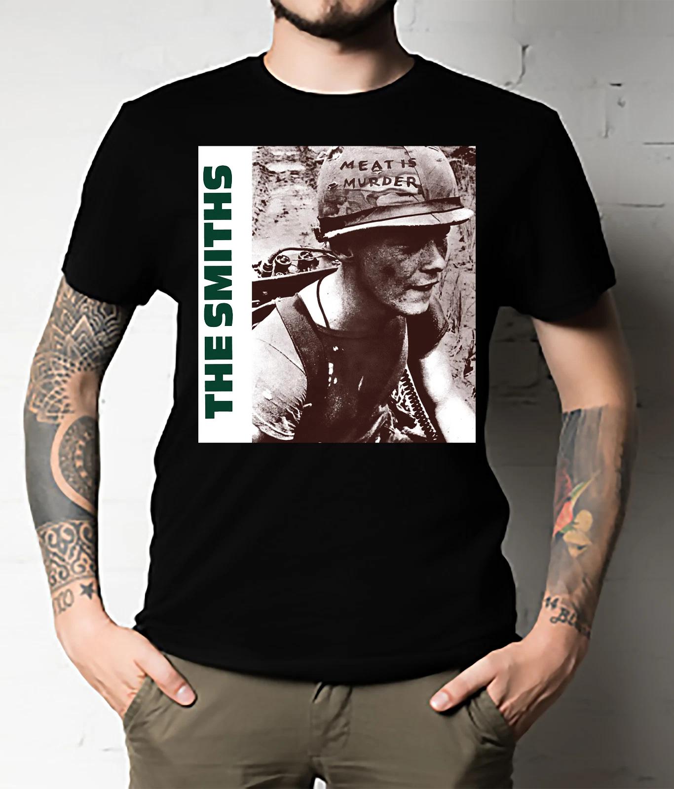 Men s and Women s T-shirts The Smiths Meat Is Murder T shirt / Premium Quality XXL