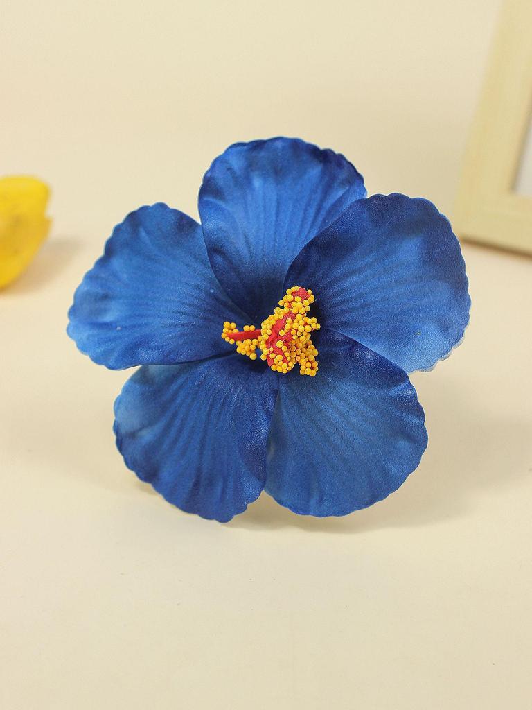 9cm EVA Frangipani Hibiscus Havajská Kvetinová Brošňa Pokrývka Hlavy Sušené Kvetinové Doplnky