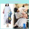 Hairdressing Feather Print Cape For Adult With Antistain Oilresistant Technology