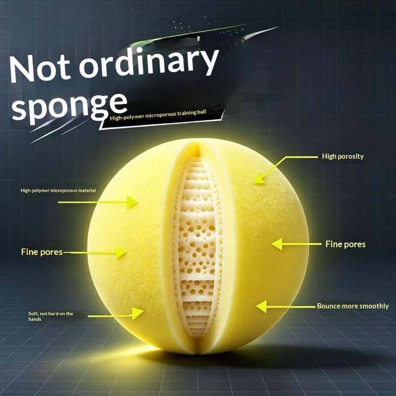 Badminton Training Ball Indoor Rebound Sponge Shuttlecock For Badminton Racket Swing Practice Low Noise Foam Wall Hitting Ball