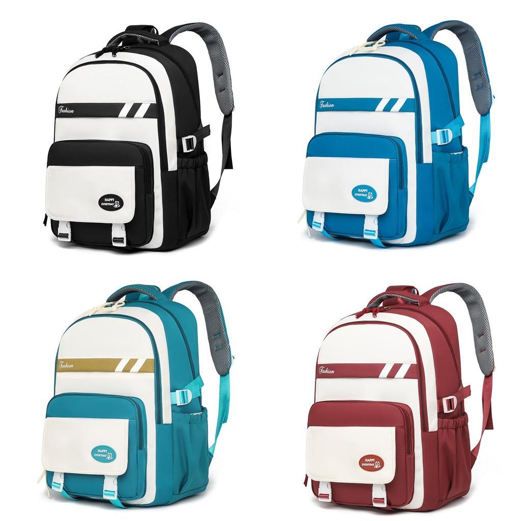 Backpack Unisex Oxford Breathable 16in Laptop Compartment College Students Bag