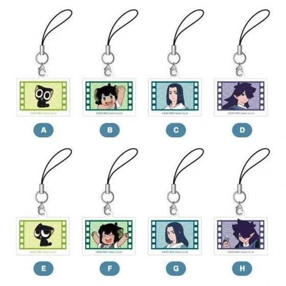 Used Luo Koguro Senki Capsule Rubber Strap All 8 Types Set Full Comp Gacha Gacha